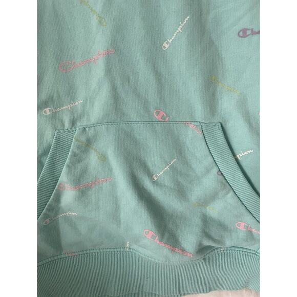 Champion Sweater Girls Pullover Hoodie With Pocket Size Large - Picture 3 of 7